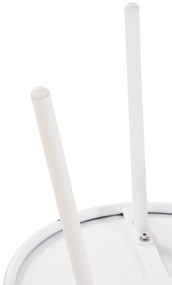 Konferenčný stolík Berea - v40 x Ø50 cm - Biela