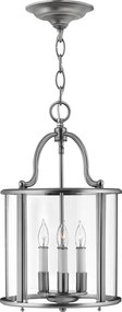 Hinkley HK-GENTRY-P-M-PW - Závesný luster GENTRY na reťazi 4xE14/60W/230V matný chróm