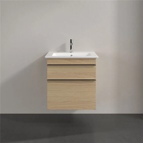 VILLEROY &amp; BOCH Venticello závesná skrinka pod umývadlo, 2 zásuvky, 553 x 502 x 590 mm, Nordic Oak, A92301VJ