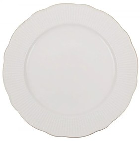 Porcelánová sada 24 ks talířů GoldieWhite bílá/zlatá
