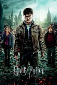 Plagát, Obraz - Harry Potter and the Deadly Hallows - trio