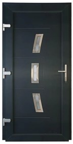 Dvere vchodové Candy D26 90L antracit