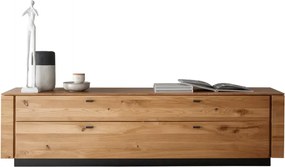 Dubová TV Skrinka so zásuvkou a výklopným boxom, 180x42x47 cm