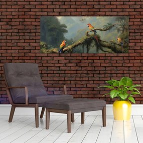 Obraz - Tropický les (120x50 cm)