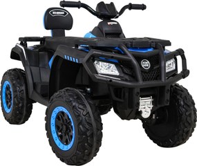 Ramiz Štvorkolka XT-Speed pre deti modrá + pohon 4x4 + EVA kolesá + pomalý štart + MP3 rádio + LED