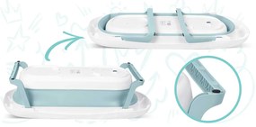 Ricokids Detská vanička s teplomerom RK-282 biela a modrá