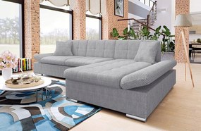 Rohová sedacia súprava Latifa (sivá)