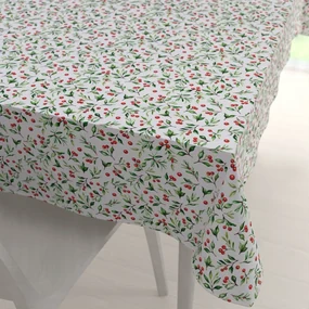 Biante Teflónový obdĺžnikový obrus TF-111 Jarabiny na bielom 50x100 cm