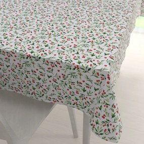 Biante Teflónový obdĺžnikový obrus TF-111 Jarabiny na bielom 60x100 cm