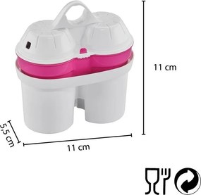 Gefu Puralis sklenená filtračná kanvica na vodu 2,5 l