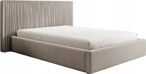 Manželská posteľ 180cm Thala 180 (rošt úl. priestor) (béžovosivá/čierna)