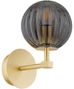 Argon 8508 - Nástenná lampa PALOMA 1xE14/7W/230V zlatá/čierna