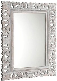 Sapho, SCULE zrkadlo v ráme, 70x100cm biela, IN171
