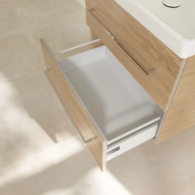 VILLEROY &amp; BOCH Avento závesná skrinka pod umývadlo, 2 zásuvky, 630 x 452 x 514 mm, Nordic Oak, A89000VJ
