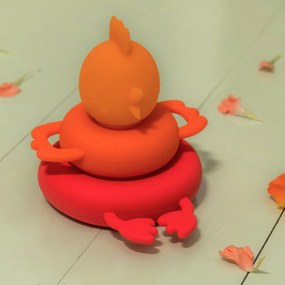 Lilliputiens - stohovacia pyramída sliepočky Paulette - hračka do vody