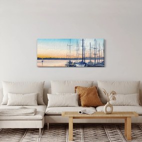 Obraz - Lodičky, aquarel (120x50 cm)