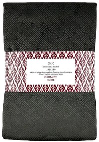 Záves Chic na páske135x180 tmavo šedá Merkury Home