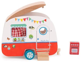 Drevené autíčko La Grande Famille Caravan – Moulin Roty