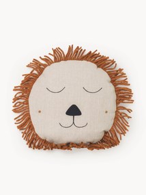 Ručne vyšívaný ľanový vankúš Safari