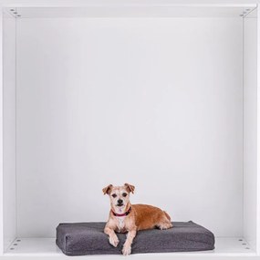 Vankúšik pre psa veľkosť M, tmavo šedý, 100 x 65 x 10 cm