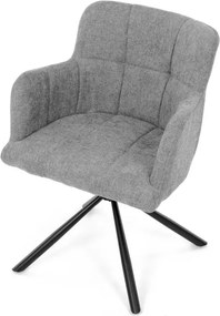 Jedálenská stolička sivá DCH-T1122 GREY2