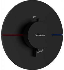 Hansgrohe ShowerSelect Comfort S - Termostat pod omietku, čierna matná 15559670
