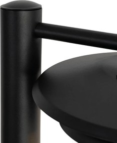 Dizajnová vonkajšia stĺpová lampa čierna 100 cm IP44 - Morty