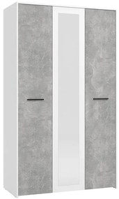 Skriňa Varadero betón/biela 3K1O 11011616