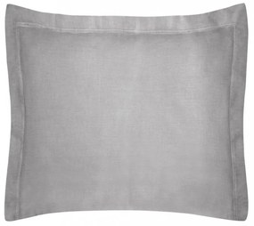 Svetlo sivá dekoračná obliečka na vankúš so zapínaním na zips NOVA COLOR 70x80 cm