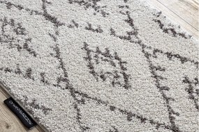 Dywany Łuszczów, Behúň Berber Fez cream, 60x200, biela, obývacia izba