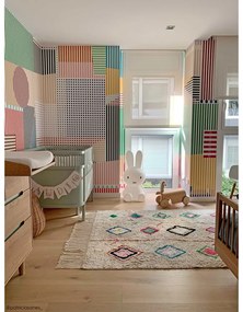 Krémový prateľný ručne tkaný bavlnený koberec 140x200 cm Kaarol – Lorena Canals