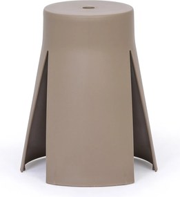 Plastová stolička RIKO, hnedá