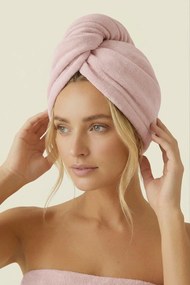 Turban na vlasy ACTIVE púdrový