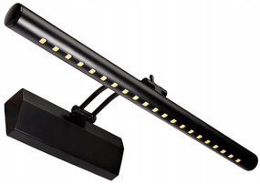 BERGE Nástenné svietidlo LED do kúpeľne - 40 cm - 5W čierne