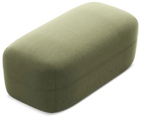 Zelená zamatová podnožka Moana – Makamii