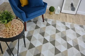 Koberec NOBIS 84166 krem - Trojuholníky