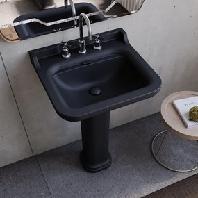 Kerasan Kerasan, WALDORF WC kombi, spodný/zadný odpad, biela-bronz, WCSET18-WALDORF