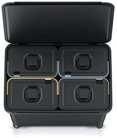 Odpadkový kôš na triedený odpad NKS60W4 40 l - čierna
