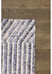 Svetlomodrý vlnený koberec 200x300 cm Strokes – Agnella