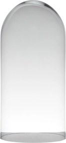 Sklenený transparentný poklop Hugo glass – 19*19*40 cm