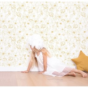 Detská tapeta 10 m x 50 cm Flowers Botany – Lilipinso