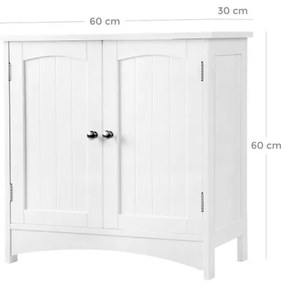 Kúpeľňová skrinka CLOE biela