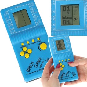 KIK Elektronická hra Tetris 9999in1 blue