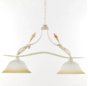 ONLI - Luster na reťazi LUCREZIA 2xE27/22W/230V krémová