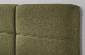 Posteľ Domango 180x200 cm, olivovo zelená látka