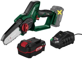 Parkside®  Aku reťazová píla Paghs 20-Li C3 + Akumulátor 20 V/4 Ah + Nabíjačka 20 V/4,5 A  (800011253)