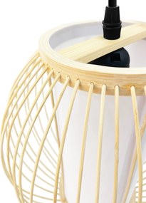 Toolight Toolight, stropné svietidlo 1xE27 APP1634-1CP, prírodná hnedá, OSW-03616