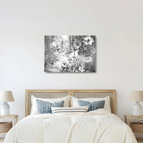 Sklenený obraz - Romantická záhrada (70x50 cm)