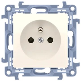 Jednoduchá zásuvka s/u krémový CGZ1.01/41