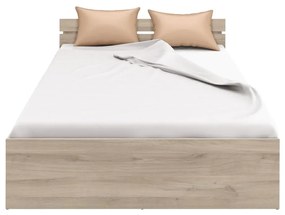IDEA nábytok Multifunkčná posteľ 140x200 MICHIGAN dub